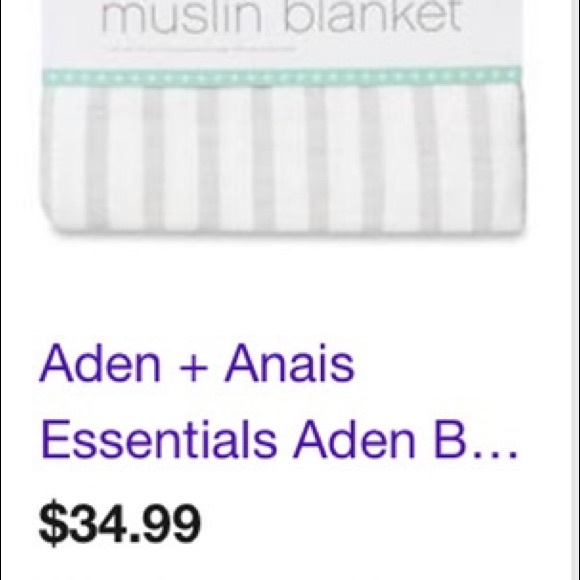 Aden+Anais Four-Layer Muslin Blanket 44x44 - Picture 8 of 8
